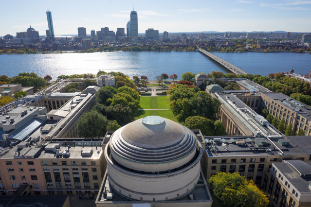 aerial photo of MIT