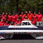 solar car with students