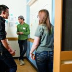 students at Designing the First Year science fair