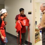 President Reif with students