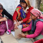 local women in Bageshwar district, Uttarakhand, India