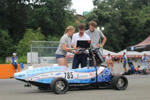 MIT Driverless and Delft University team at the Formula SAE Italy in July