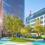 Caption:The TCC Kendall child-care facility at the graduate student residence tower (E37) in the heart of Kendall Square includes a playground.